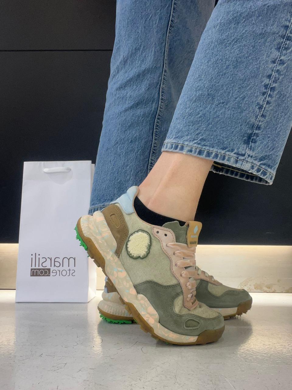 sneakers chacrona linen CHACRONA LINEN URBANITE GREEN SATORISAN