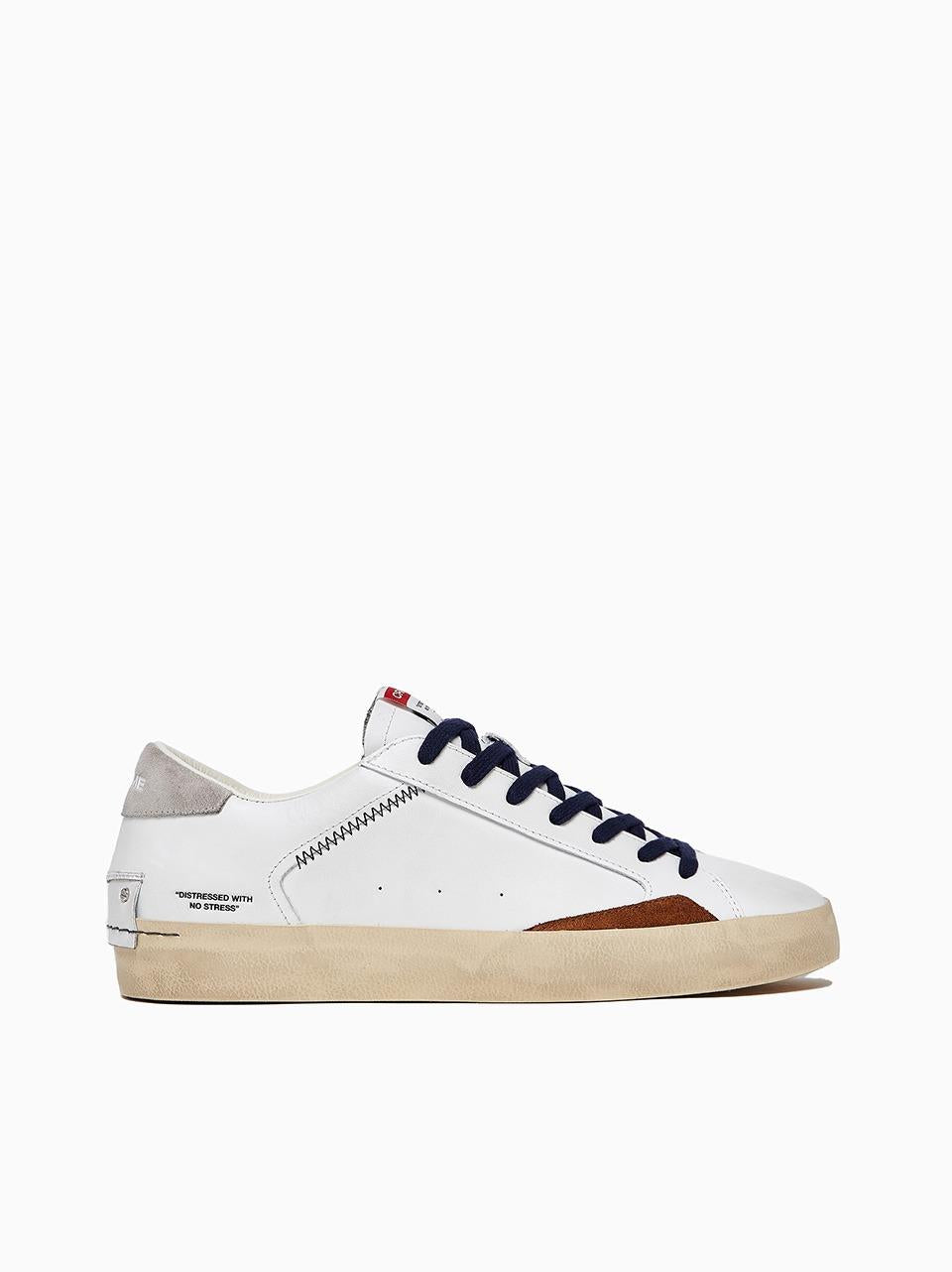 sneakers distressed 17002 BIANCO\GRIGIO CRIME LONDON
