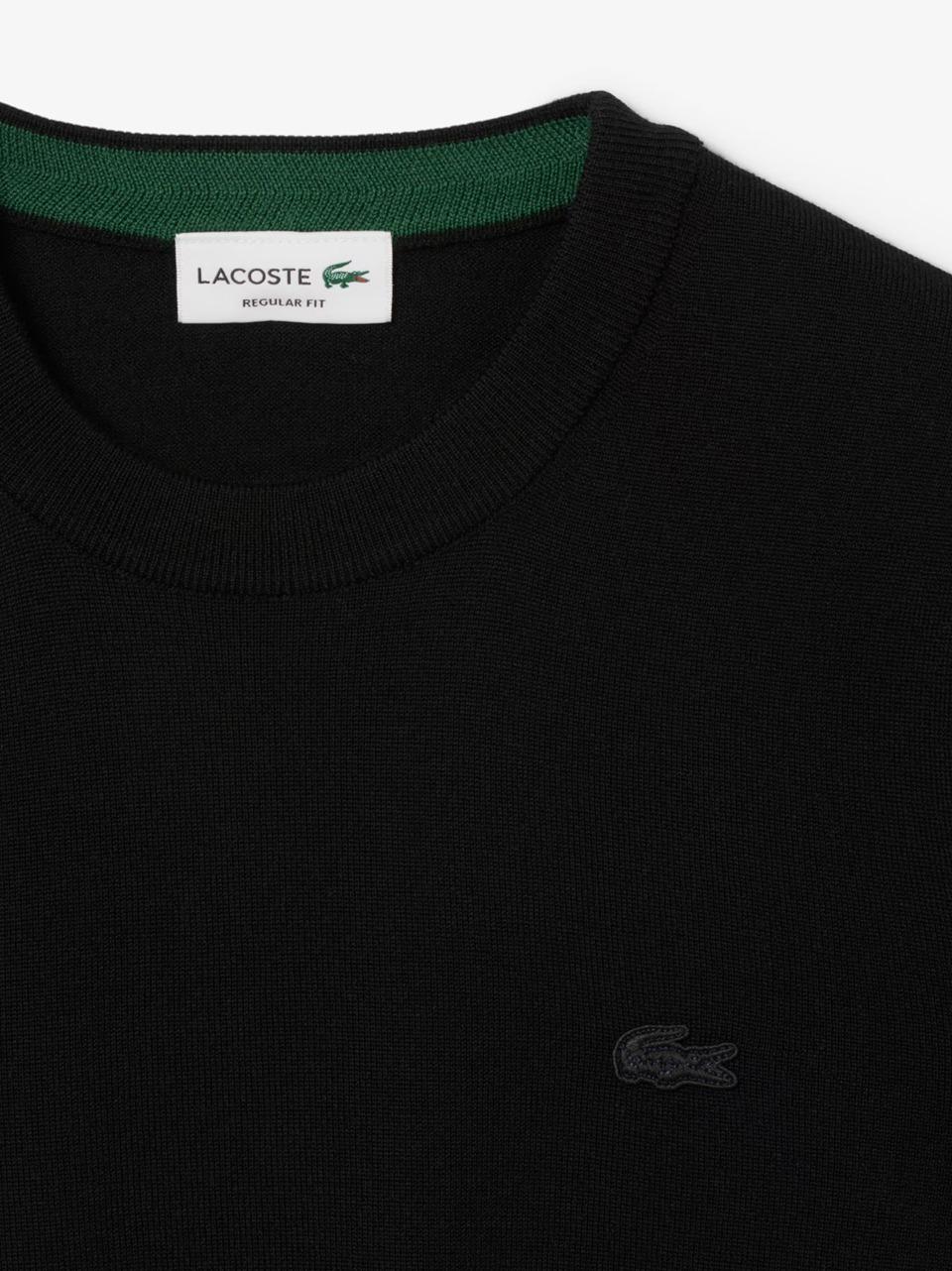 girocollo merinos monocrome AH1969 NE LACOSTE