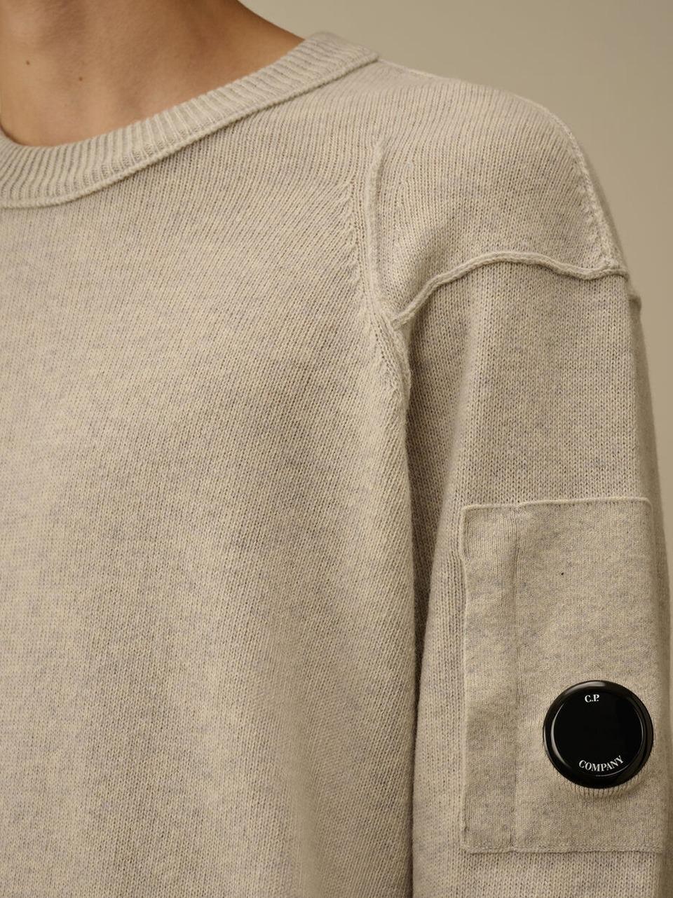 maglia lambswool KN707A 110149A GR M C.P COMPANY