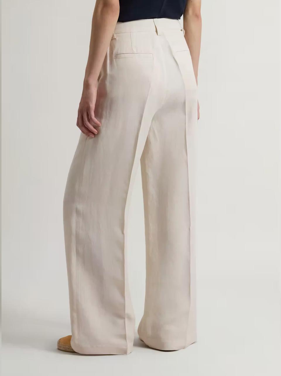 pantalone palazzo lino viscosa TR2025UT3043 8743 WOOLRICH