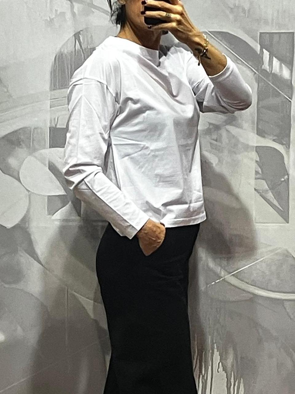 t shirt manica lunga L37Y0036 B Souvenir