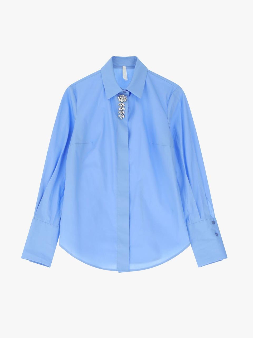 camicia strass CMS1JFP C SELECTED