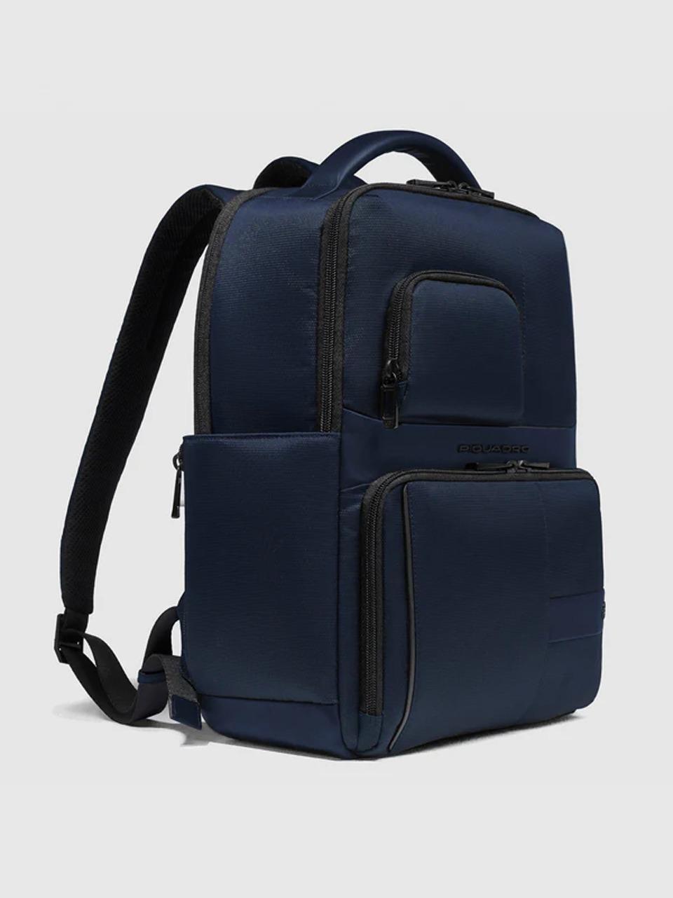 ZAINO 15''NYLON E PELLE CA6238W129 BLU PIQUADRO