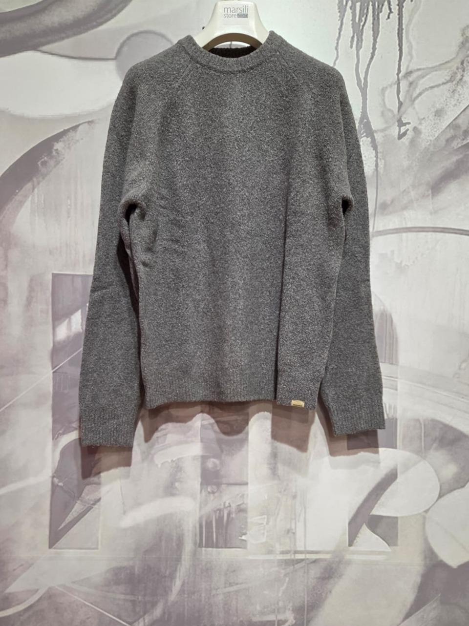 maglia stretch knit CFWOKN2034MRUF5048 GR WOOLRICH