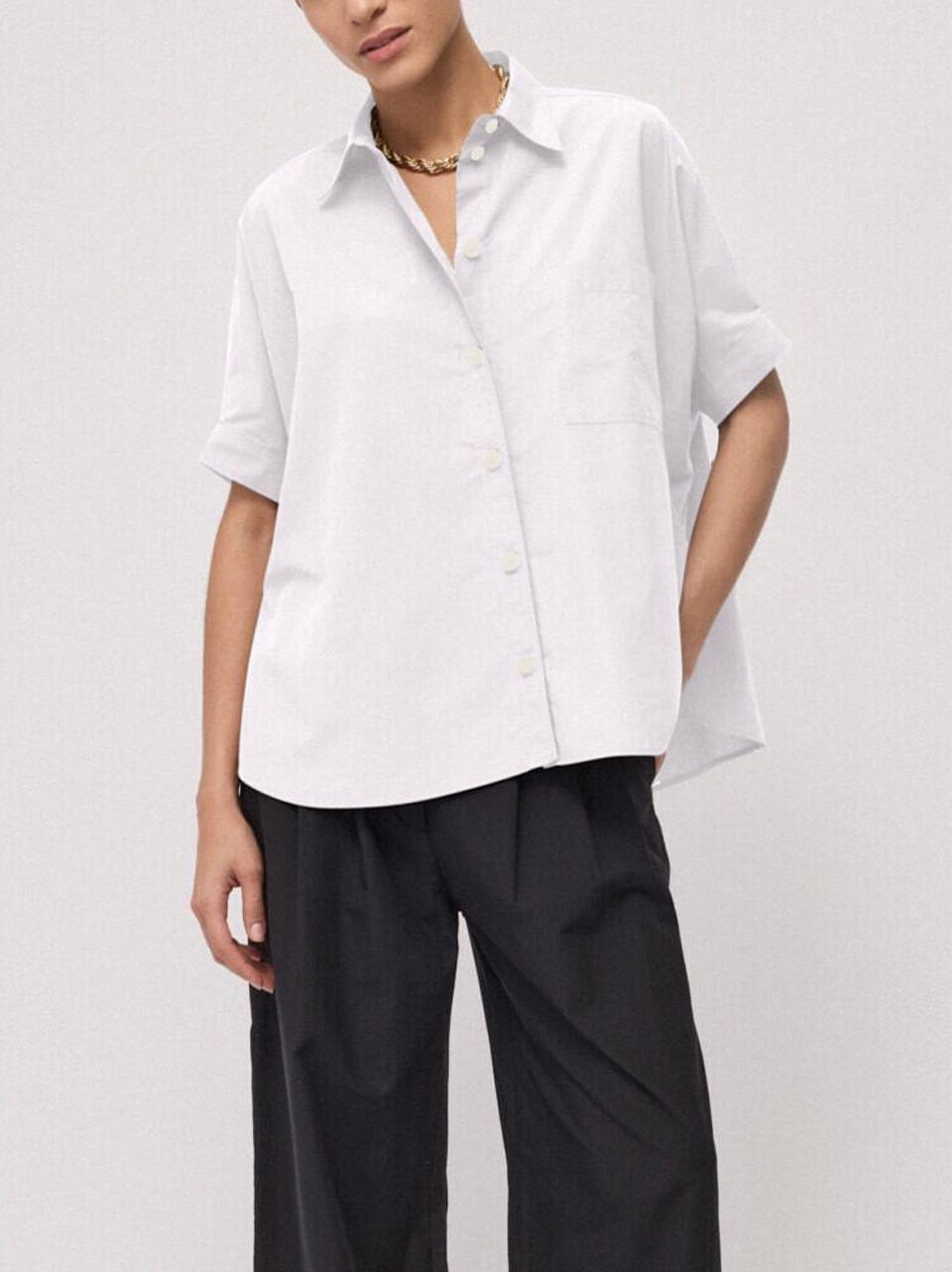 camicia mezza m box PCH DC5233 B ottod'ame