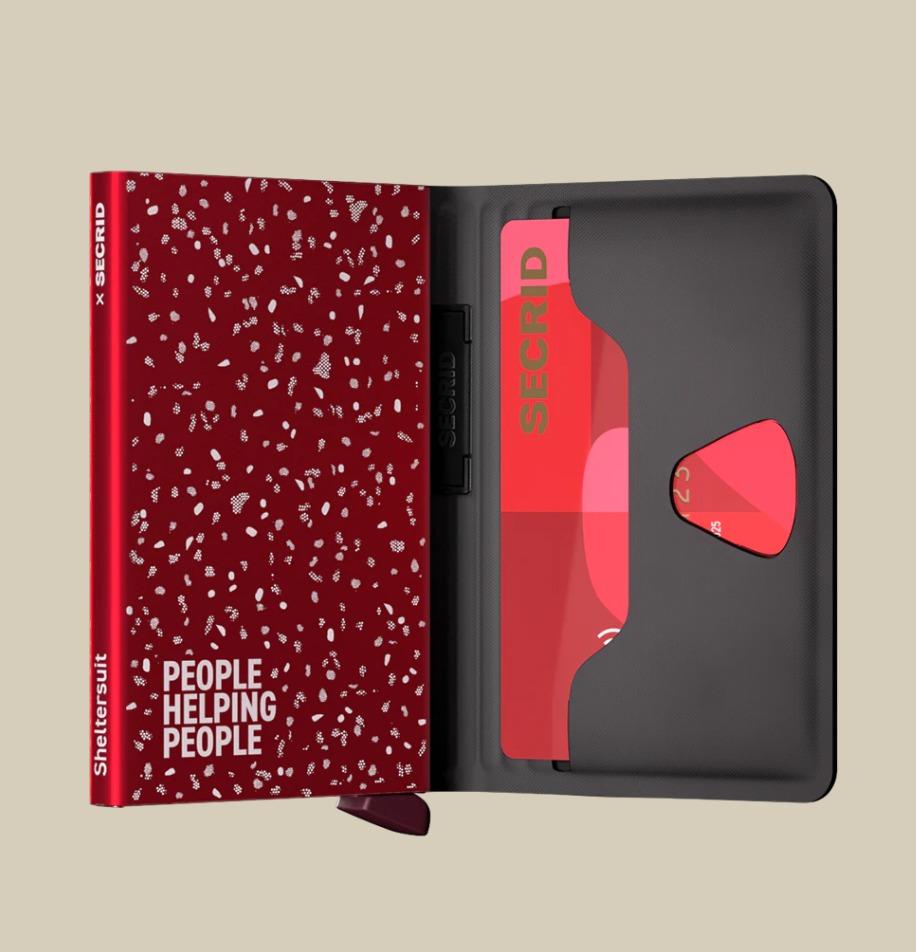 secrid band wallet sheltersuit BTP-SHELTERSUIT BLACK\RED SECRID