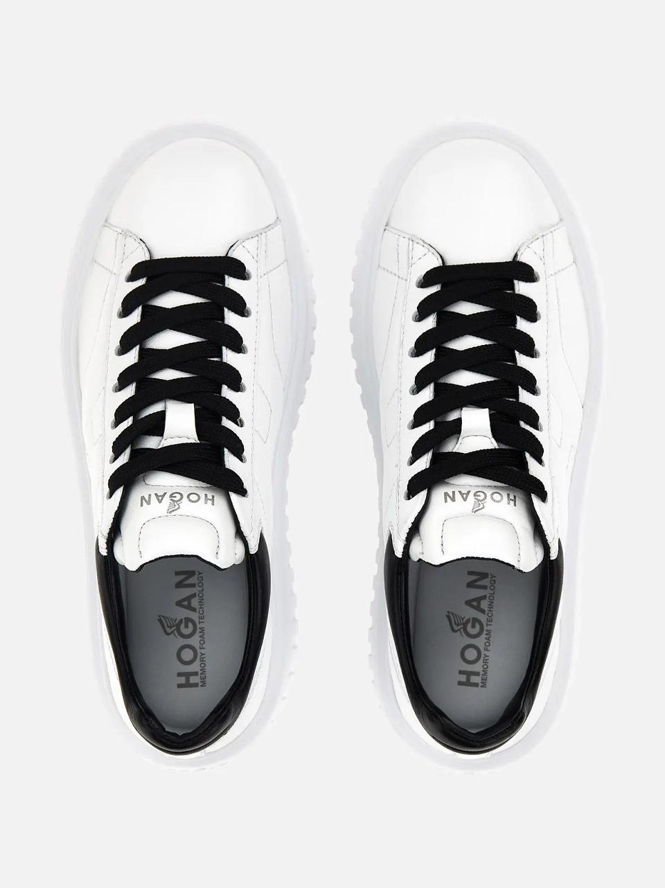 sneakers H-Stripes HXW6450FC60LE90001 BIANCO NERO HOGAN