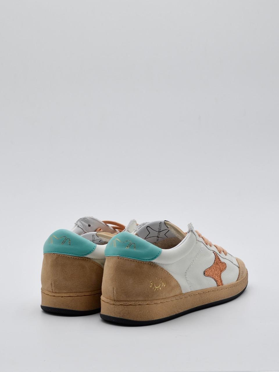 sneakers sun 4111 BIANCO SALMONE AMA brand