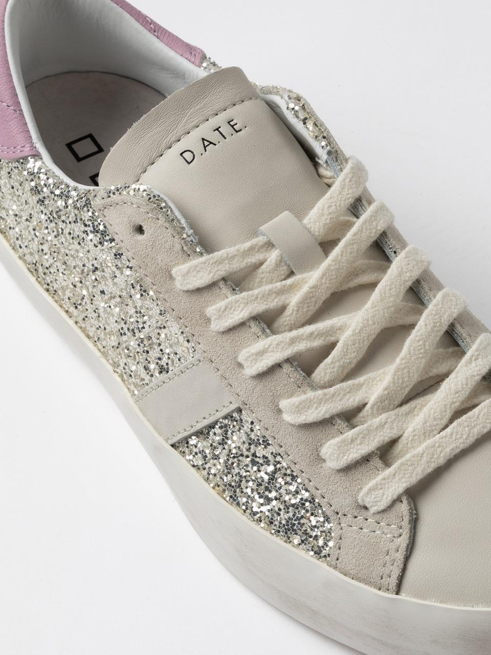 sneakers hill low HL.GL-PL PLATINO D.A.T.E