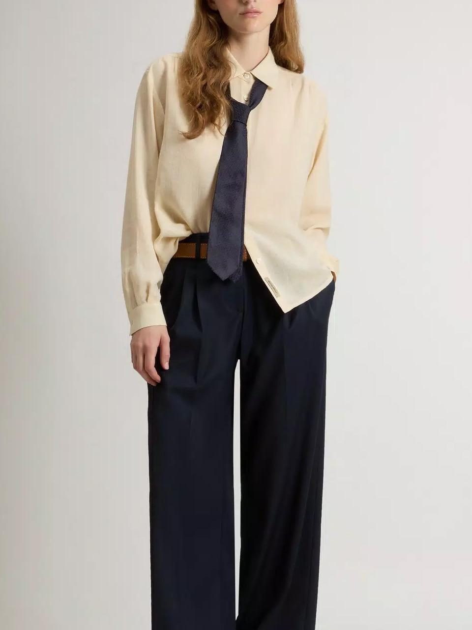 camicia garzata CFWWSI2000 FRUT 5037 MILKY WOOLRICH