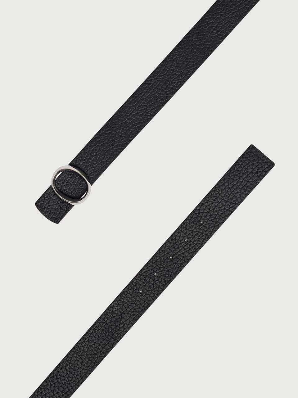 cintura double fibbia o D10C19SOFT AVORIO\NERO ORCIANI