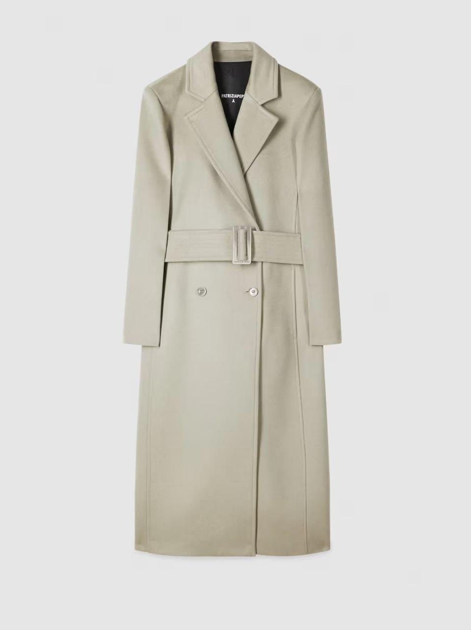 cappotto con fusciacca 2O0195 GREIGE Patrizia pepe