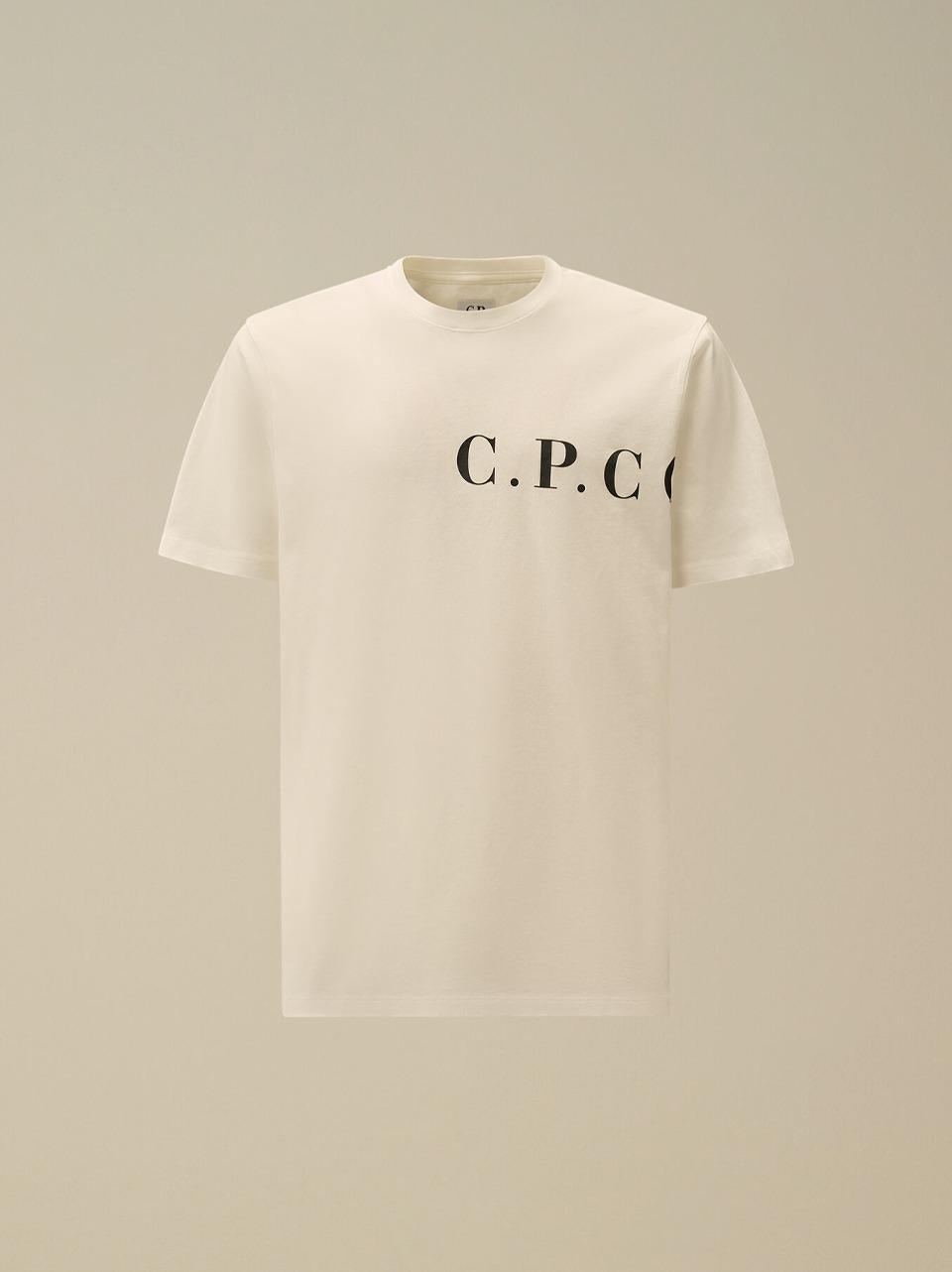 t shirt stampa macro 18CMTS139A005100W BI C.P COMPANY