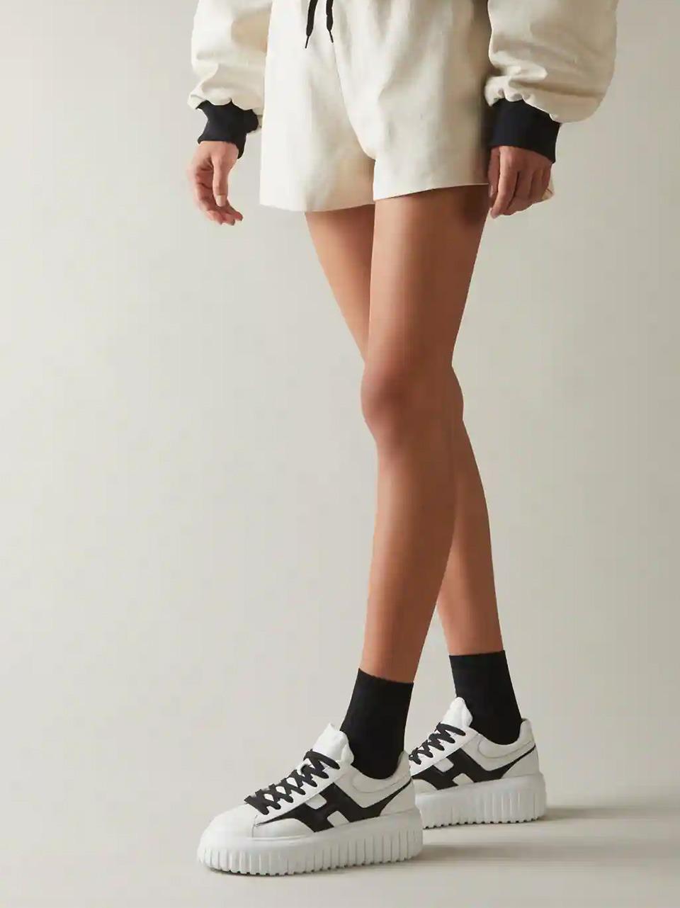 sneakers H-Stripes HXM6450FE91LE90001 BIANCO NERO HOGAN