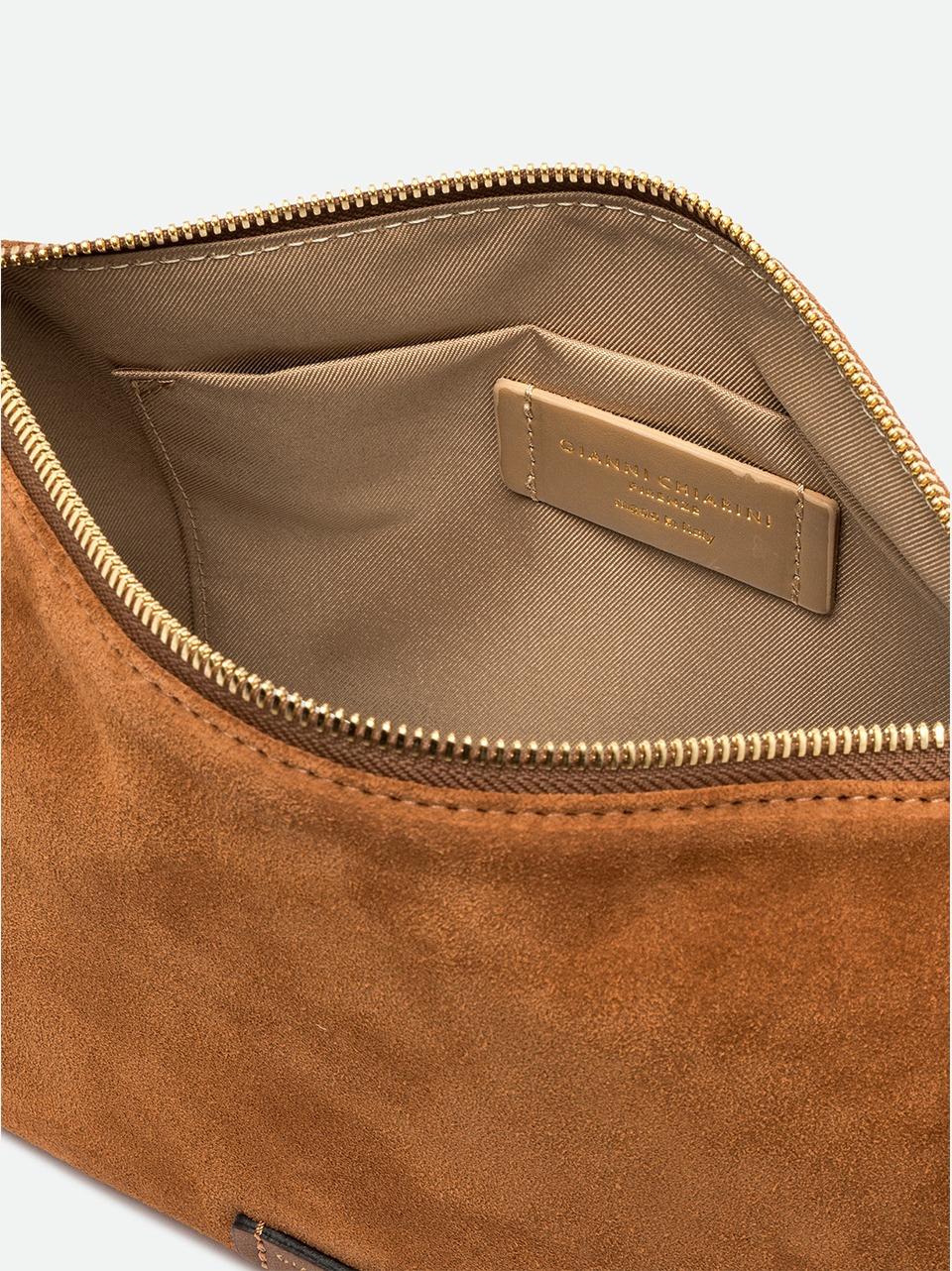 clatch nora grande BS10225 CARAMEL GIANNI CHIARINI