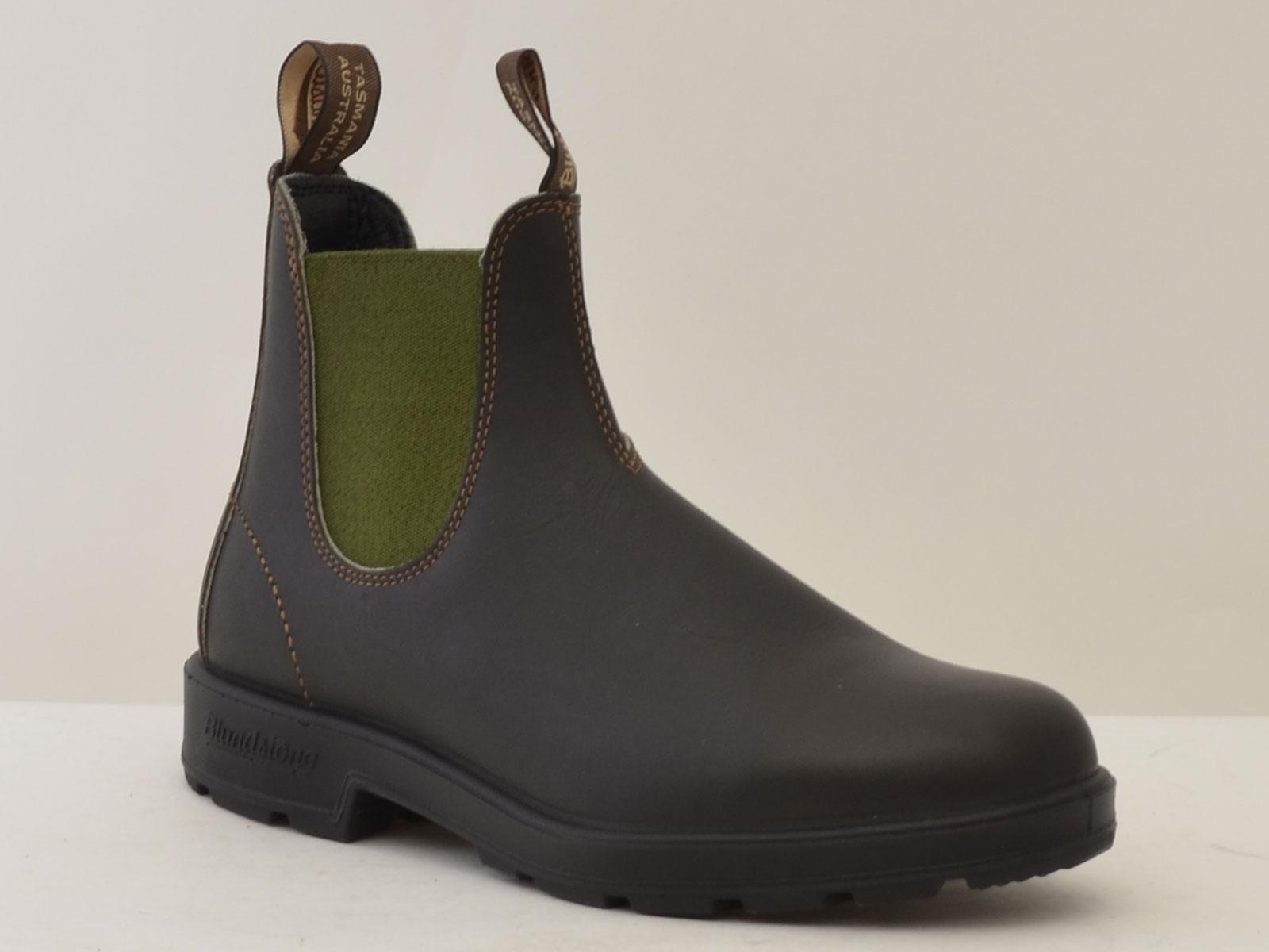 beatles elastico oliva 519 BC BROWN LEATHER Blundstone