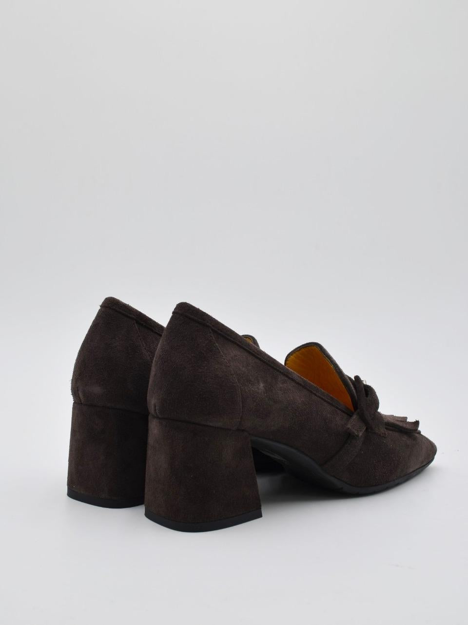 mocassino con frangia e fibbia tacco h 50mm V441 TDM MARA BINI