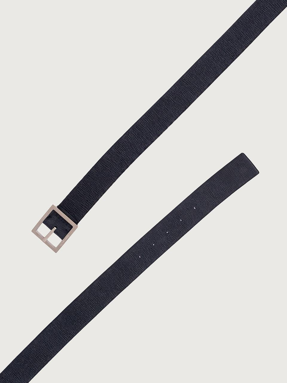 cintura reversibile elasticizzata U08323CDT BLU NERO ORCIANI