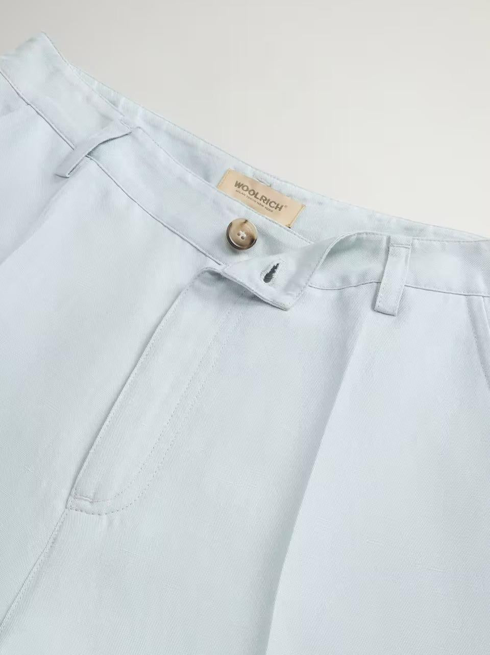 pantalone palazzo lino viscosa TR2025UT3043 10024 WOOLRICH