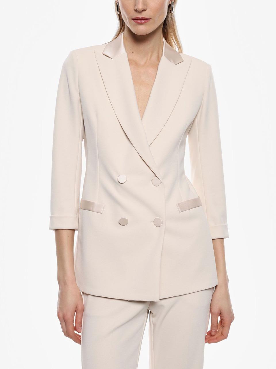 giacca crepe JU25 B SELECTED