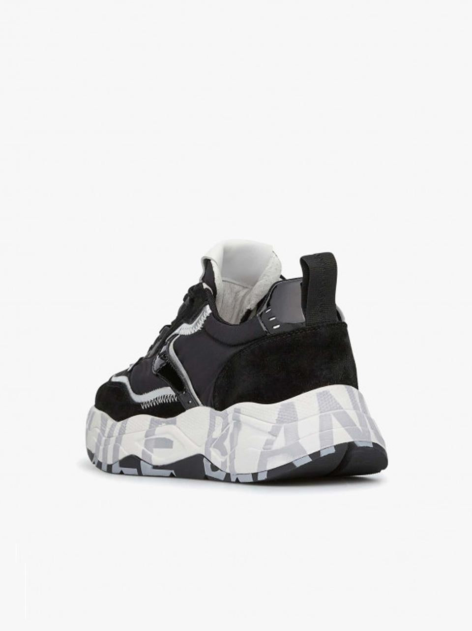 sneakers club 105 001-2017475-05 1A03NERO VOILE BLANCHE