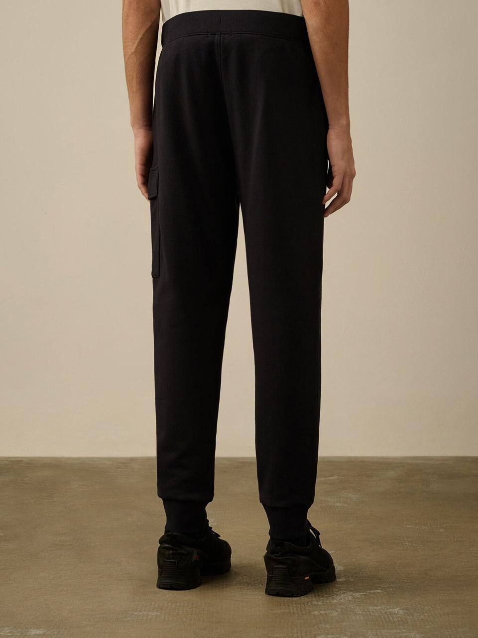 pantalone in felpa con tasca laterale 18CMSP017A005086W 888 C.P COMPANY