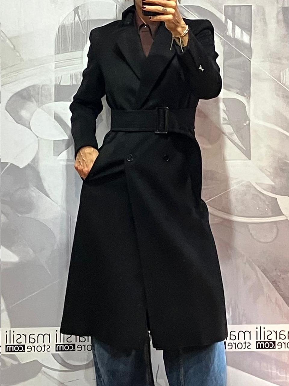cappotto con fusciacca 2O0195 N Patrizia pepe