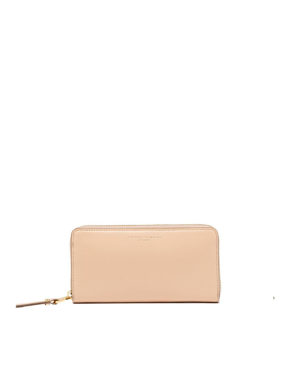 portafogli zip aruud grande PF504C2ALF CREAM GIANNI CHIARINI