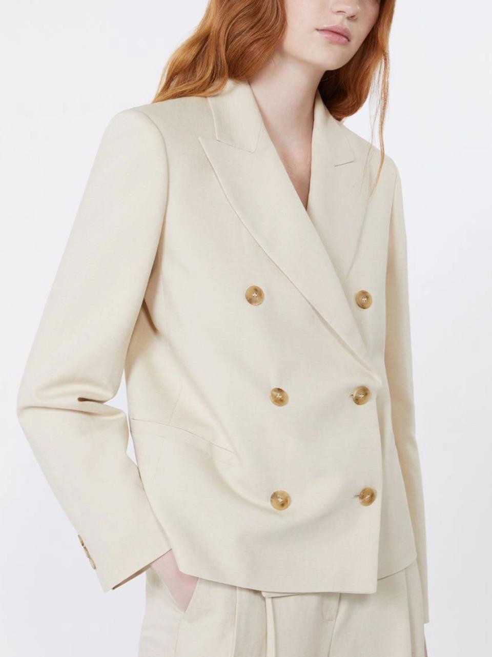 giacca corta doppio petto NEMBI INTONACO WEEKEND by Max Mara