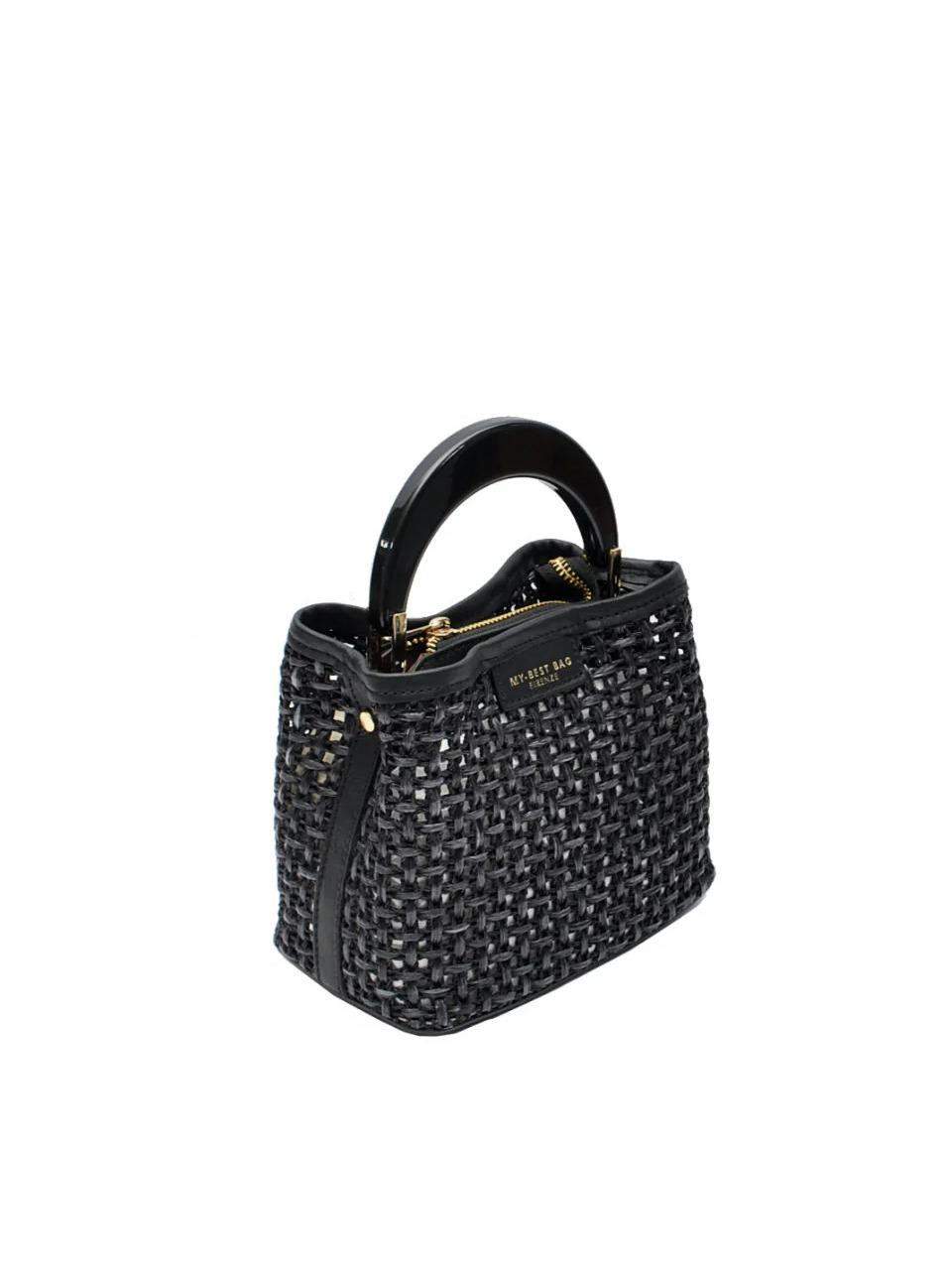 borsa secchiello ingrid piccola 2042 NERO MY-BEST BAGS