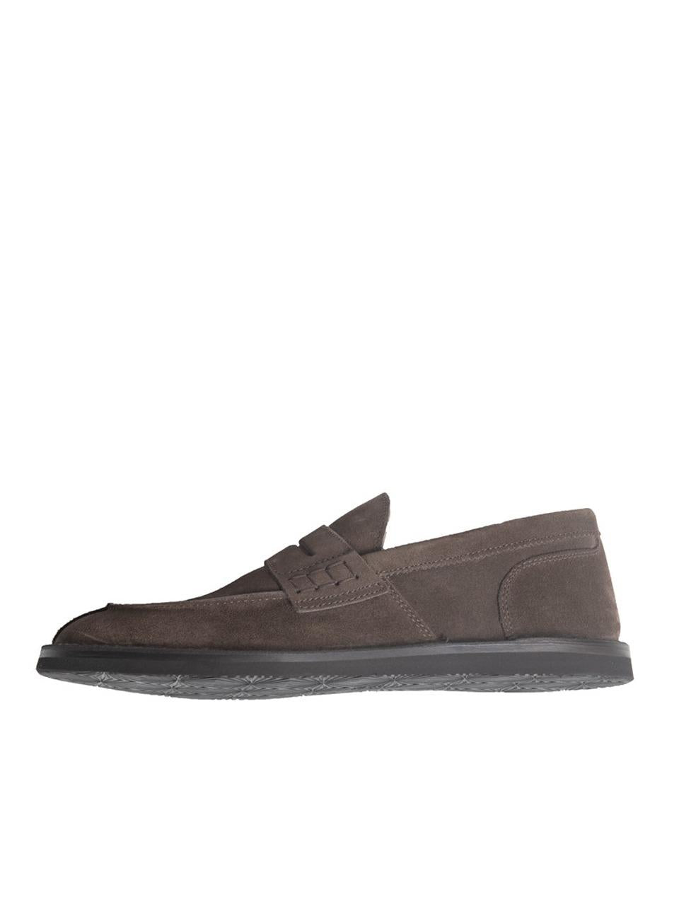 mocassino con passante ideal suola in gomma 1013 LIGTHT.MORO GREEN GEORGE