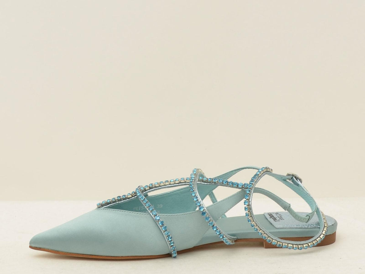 chanel pristina con swarosky taco 10 mm JCSR2P-150A TURQUAISE JEFFREY CAMPBELL