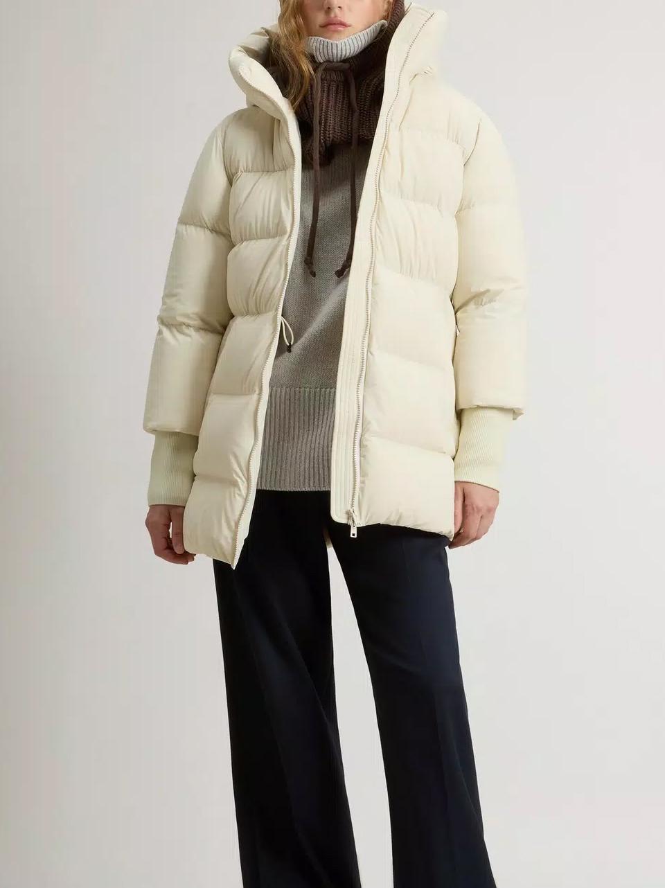 cloud madison coat CFWWOU2090 FRUT 3107 MILKY WOOLRICH
