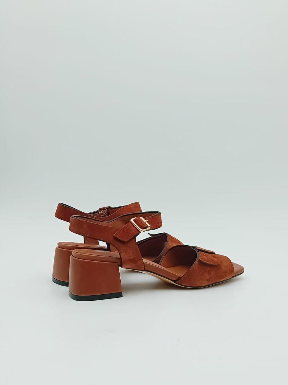 sandalo tacco h 50mm LEA C RUGGINE miss olivia