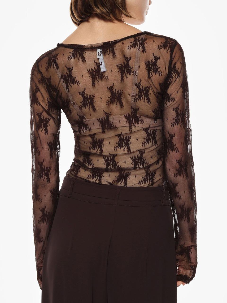 t shirt pizzo TW91KMX C SELECTED
