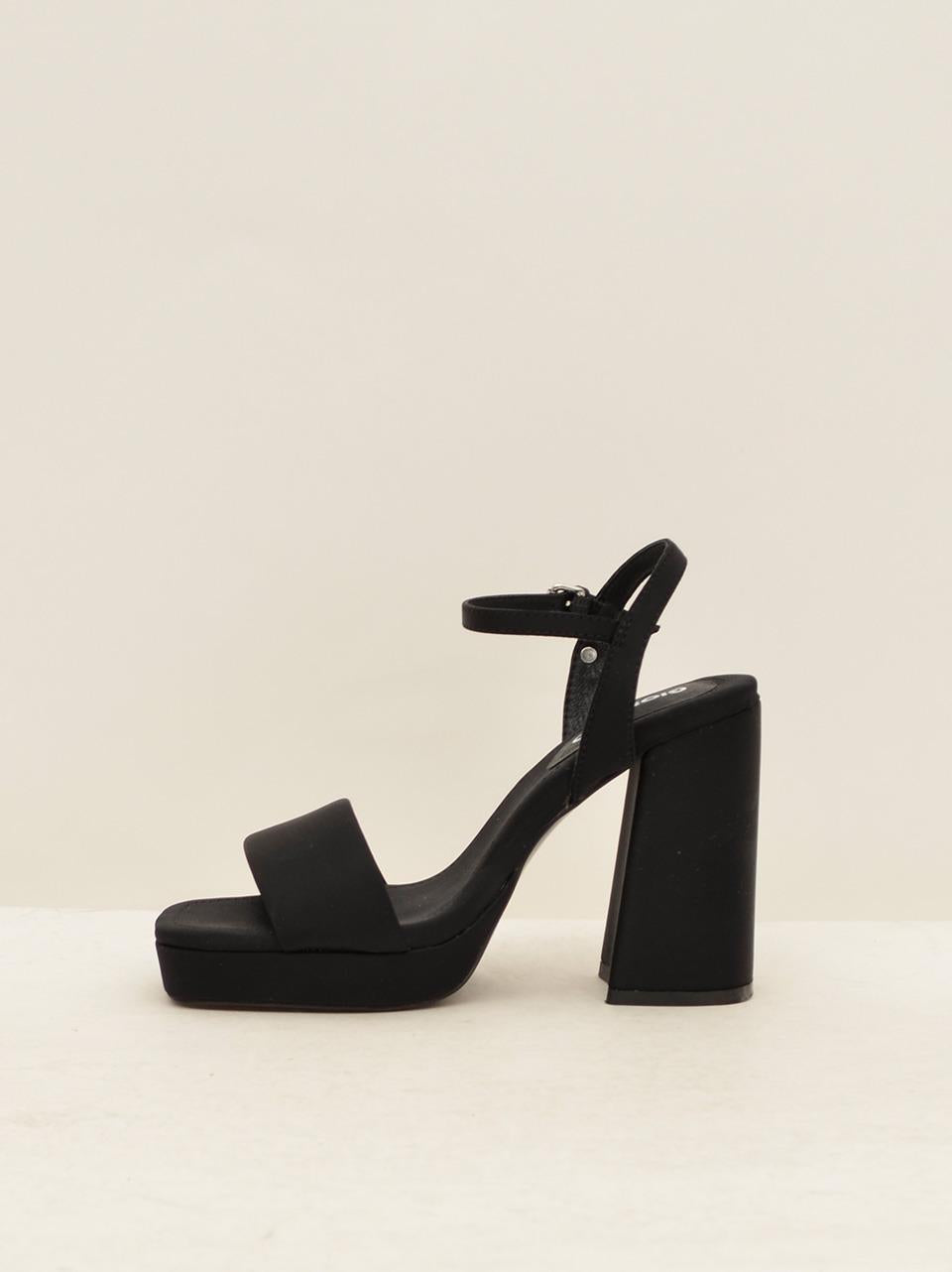 sandalo tacco 80 mm 72086DENTON NERO GIOSEPPO