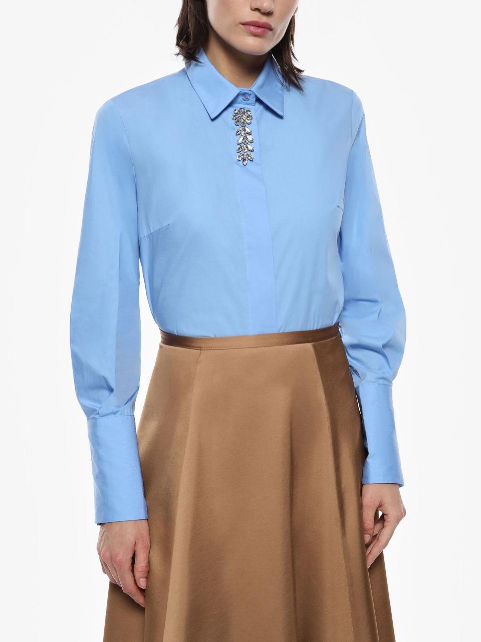 camicia strass CMS1JFP C SELECTED