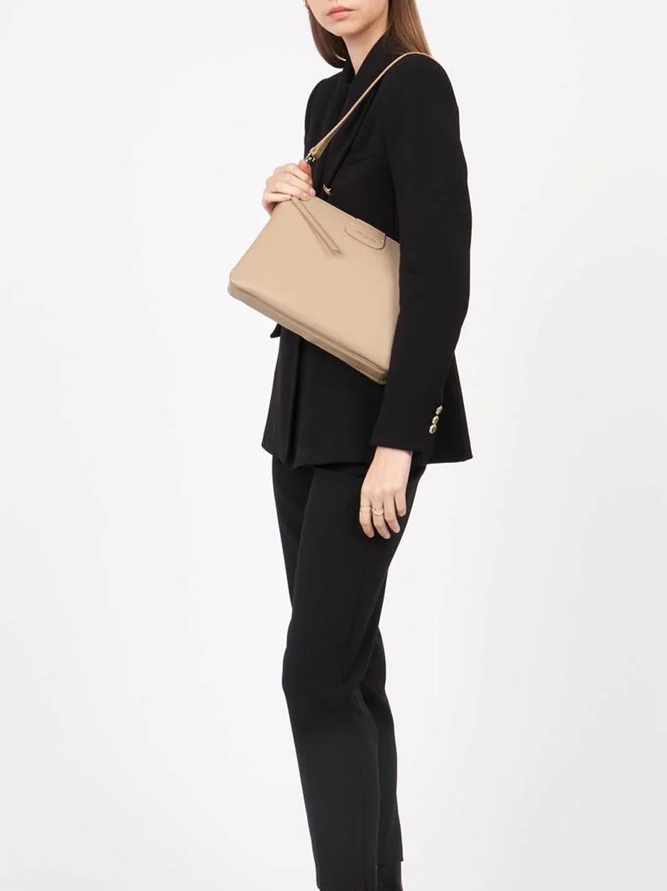borsa 3 soffietti grande 529-74 BEIGE LANCASTER