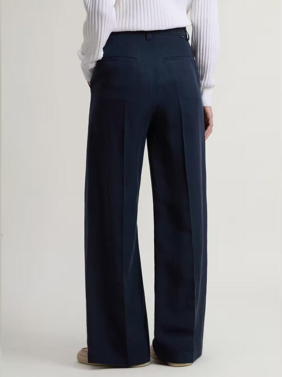 pantalone palazzo lino viscosa TR2025UT3043 3989 WOOLRICH