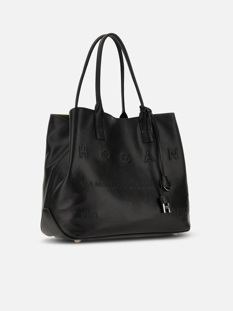 borsa address shopping KBW01TA0300TZPB999 NERO HOGAN