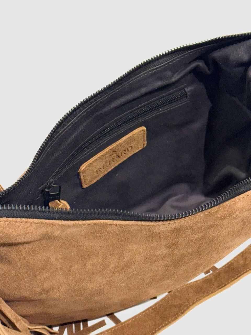 borsa cauntry con frangia BS8805 GOLDEN BROWN REHARD