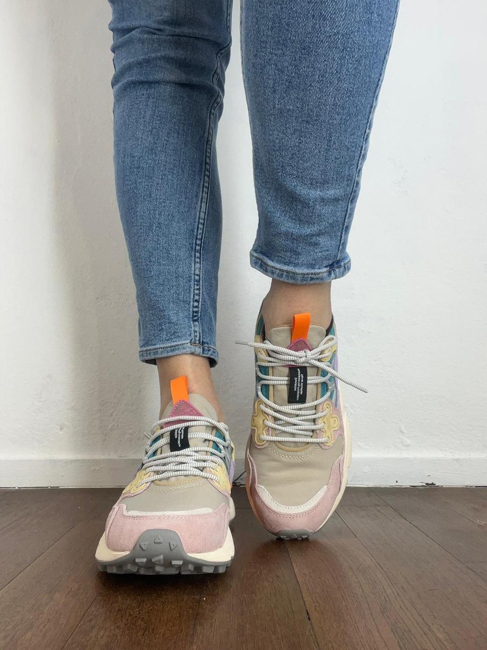 sneakers yamano3 YAMANO3W3M51 LIGHT PINK FLOWER MOUNTAIN