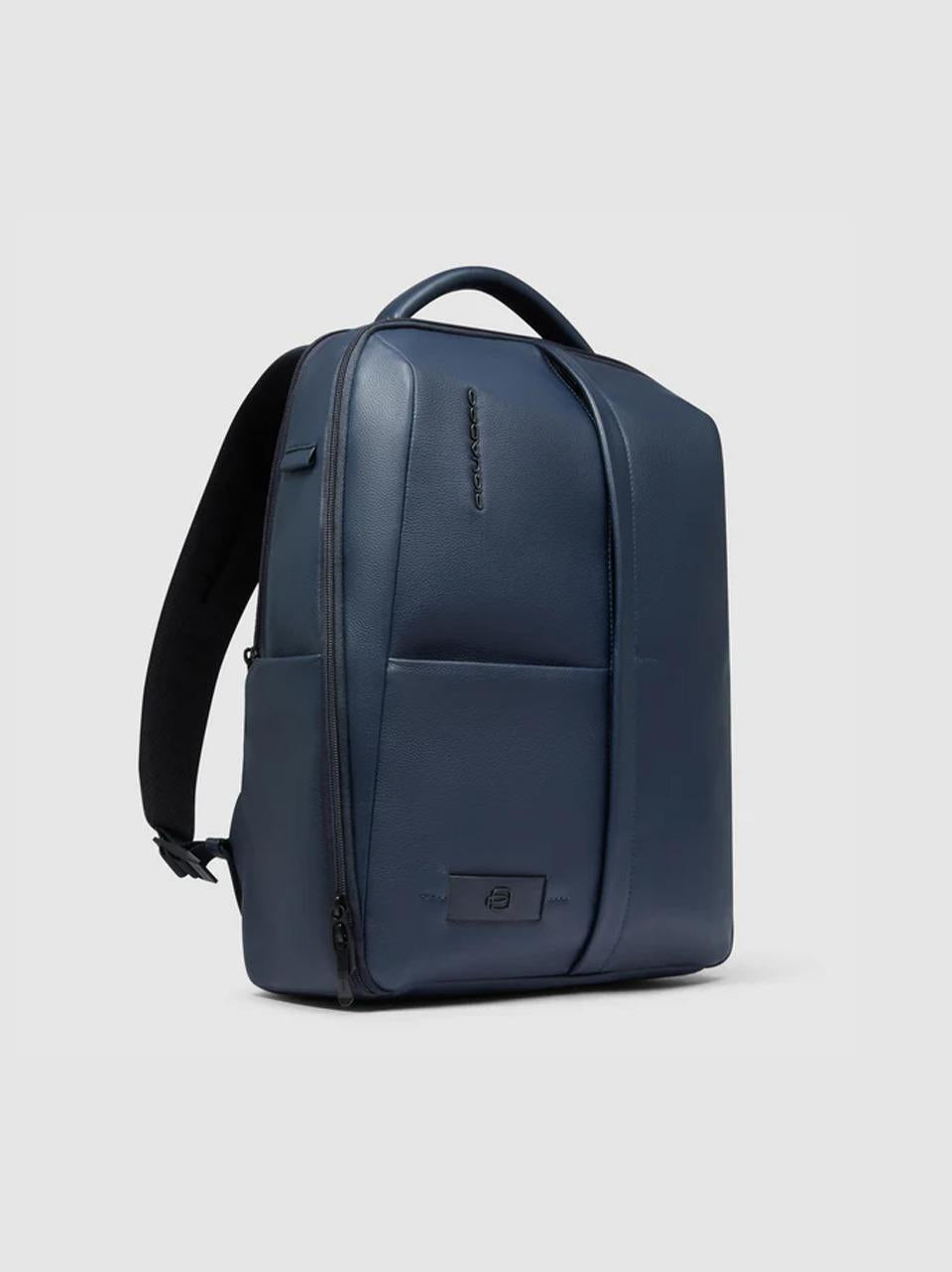 cartella 14'' zip verticale CA6766W137 BLU PIQUADRO