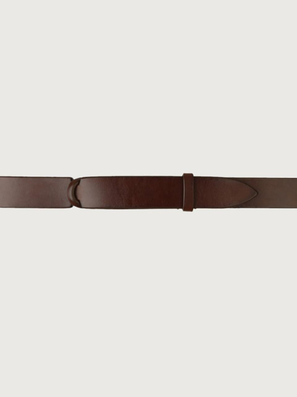 cintura nobuckle pelle NB0004 BULBRUCIATO ORCIANI NOBUCKLE