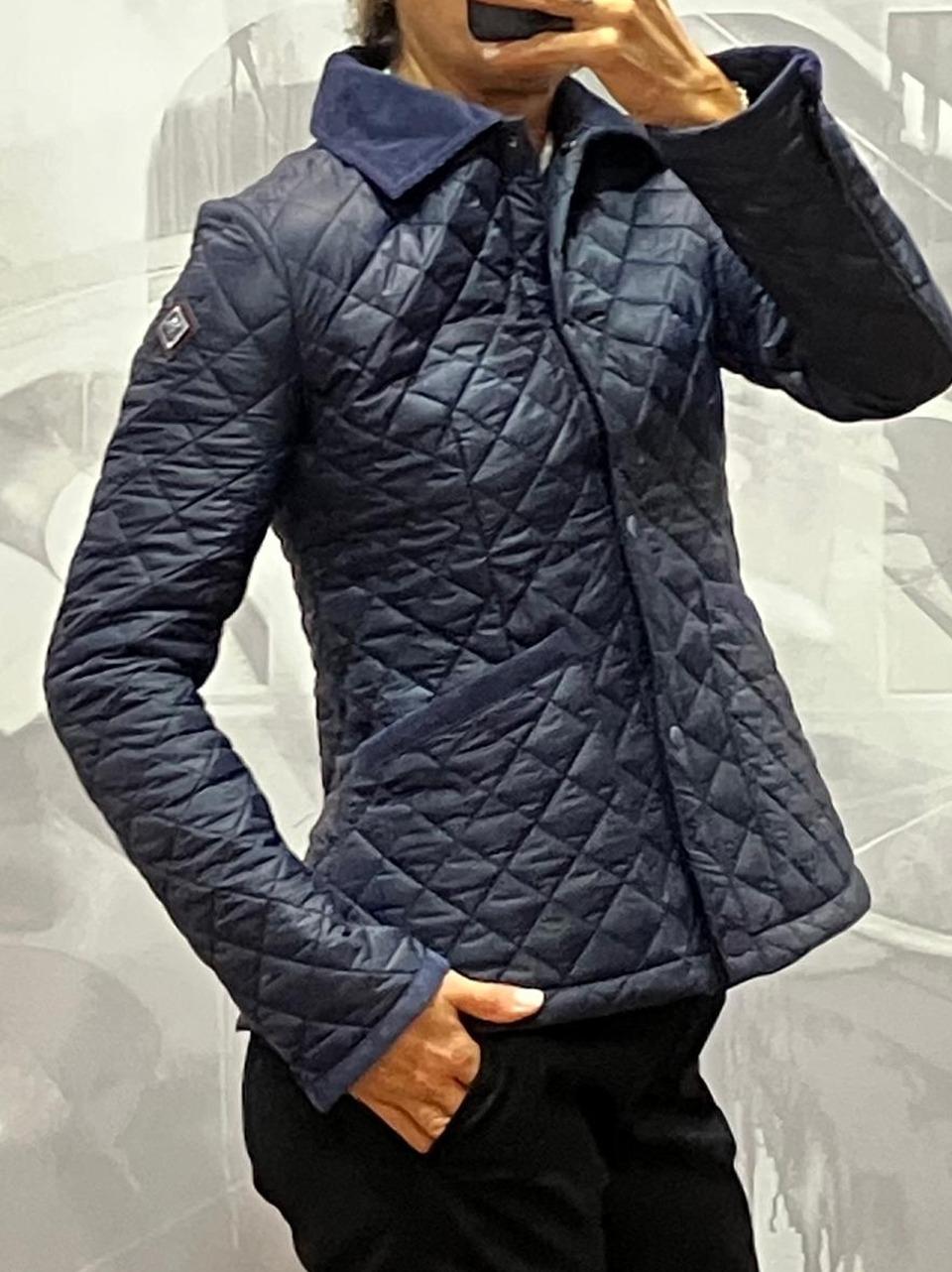 giacca trapuntato W0029 H0059 NAVY