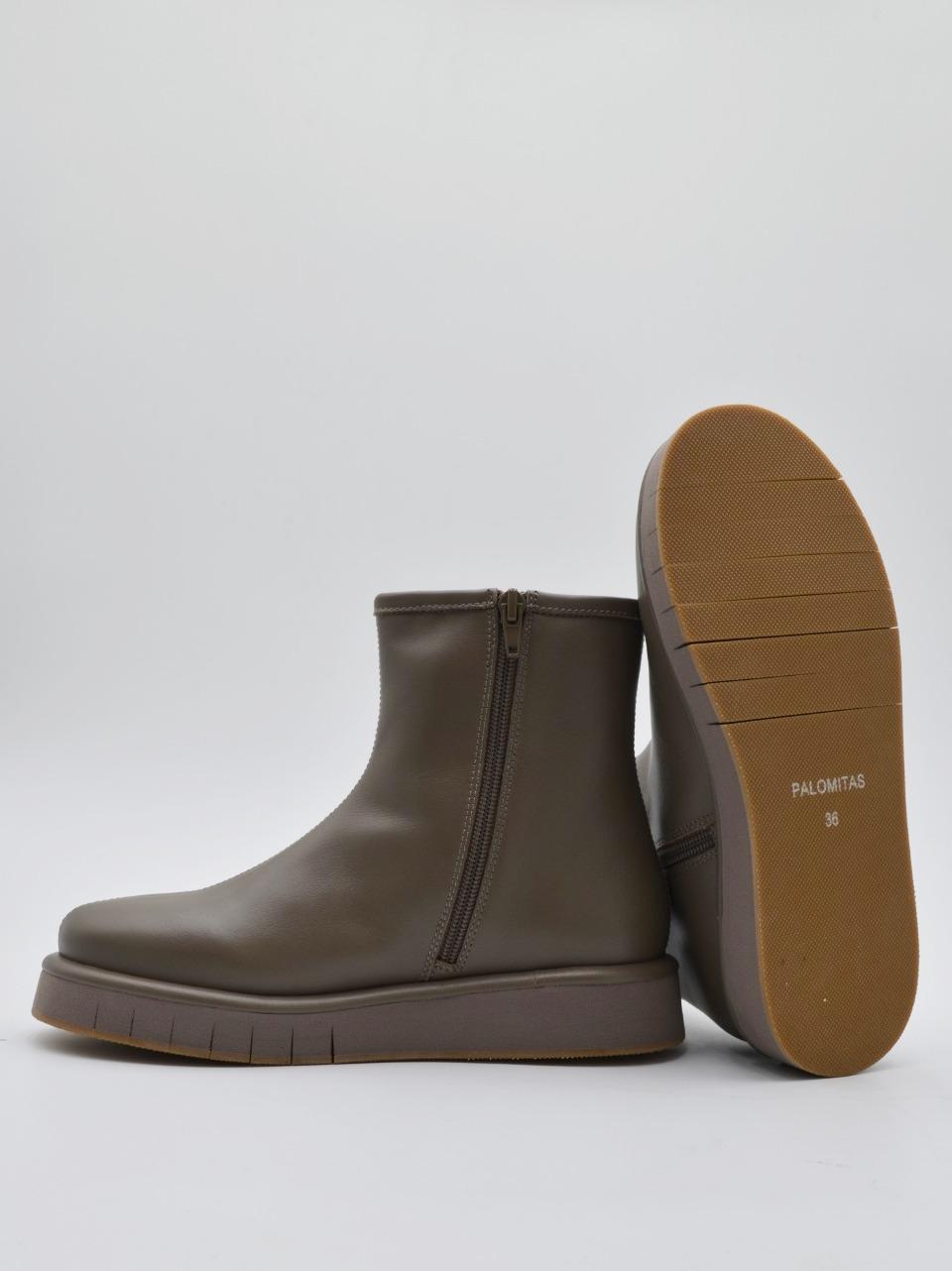 stivalecon zip interna 1102 TAUPE PALOMITAS by paloma barcelo
