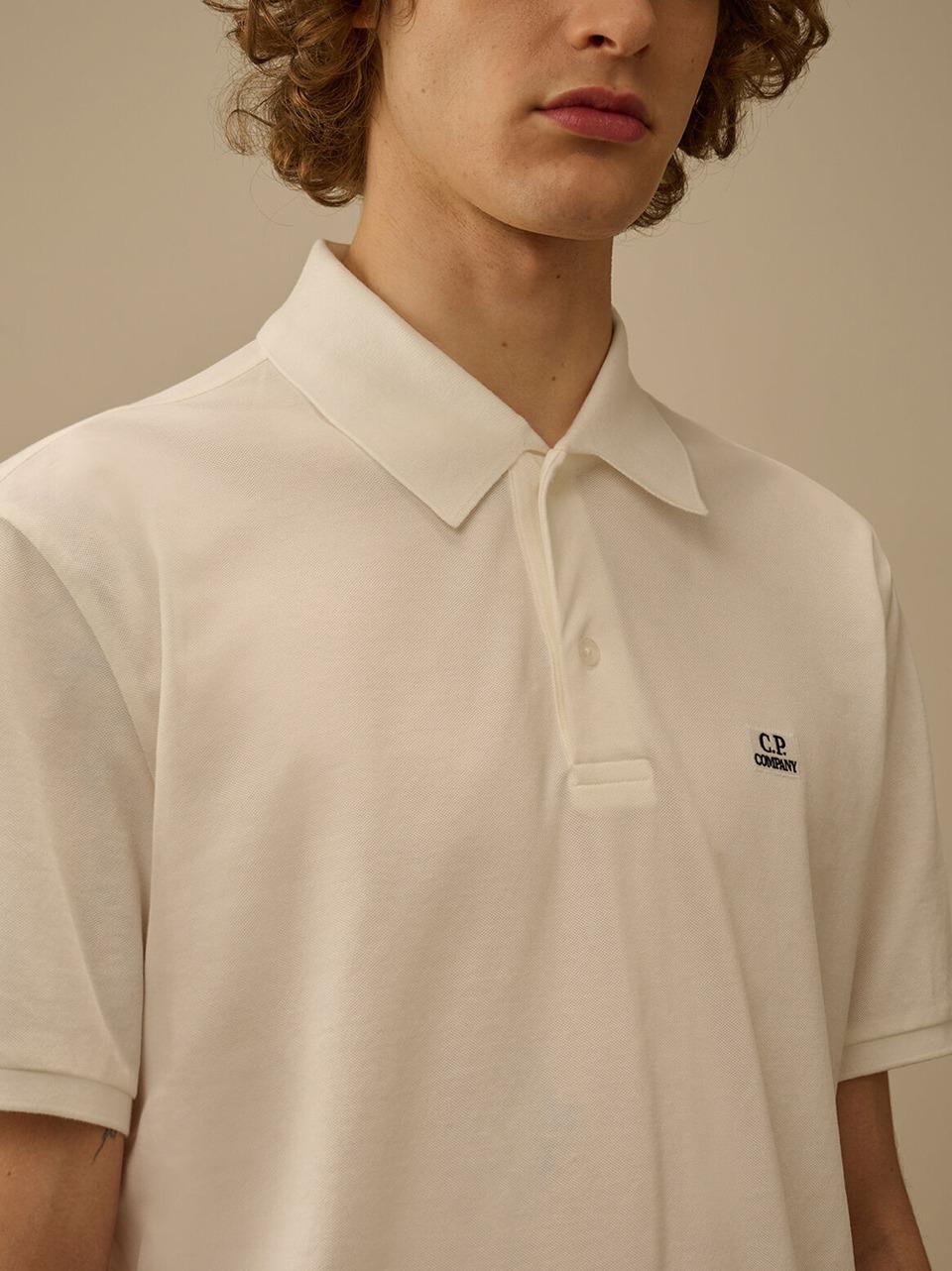 polo in stretch piquet 20CMPL108A 103 C.P COMPANY