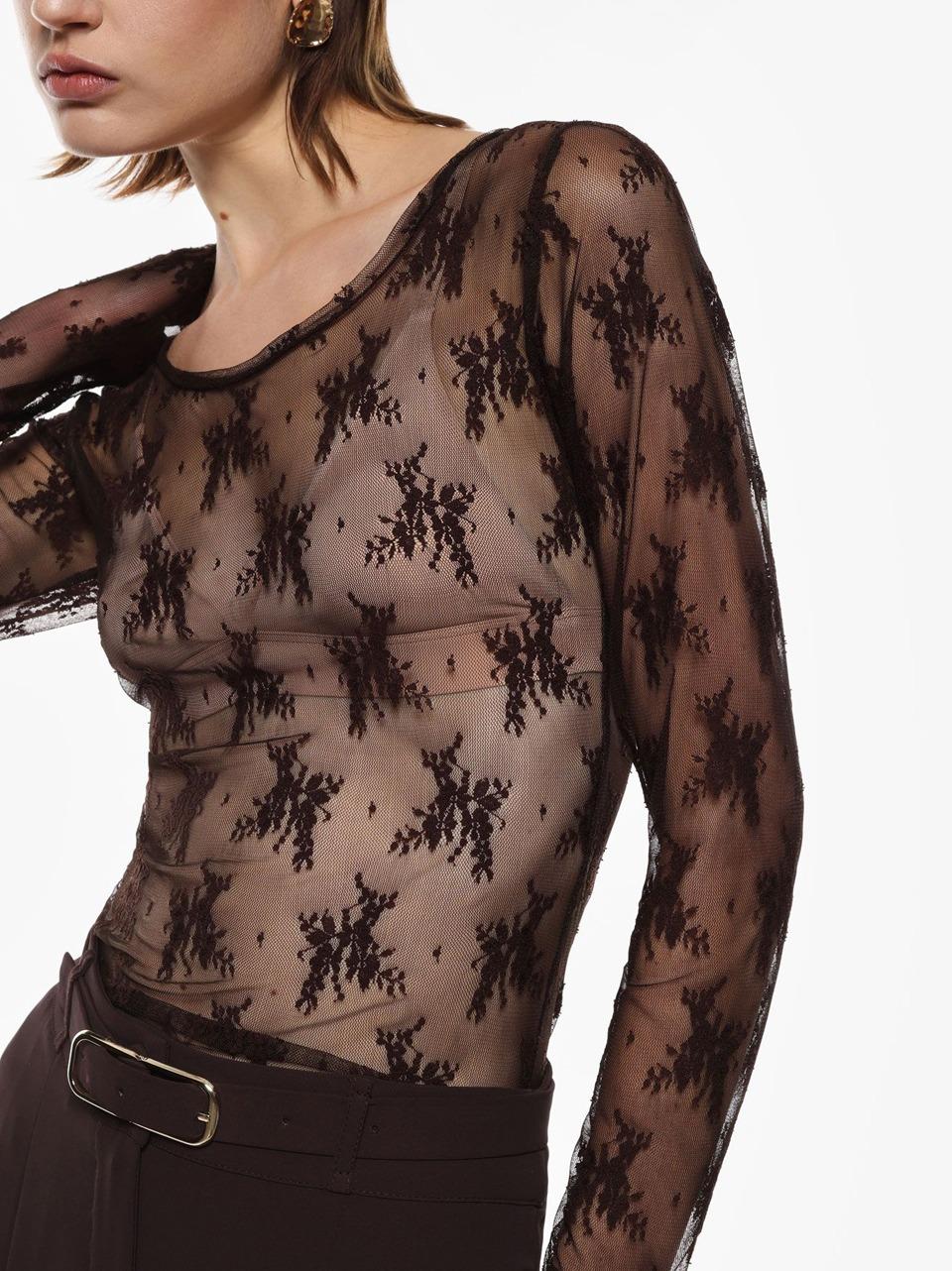 t shirt pizzo TW91KMX C SELECTED