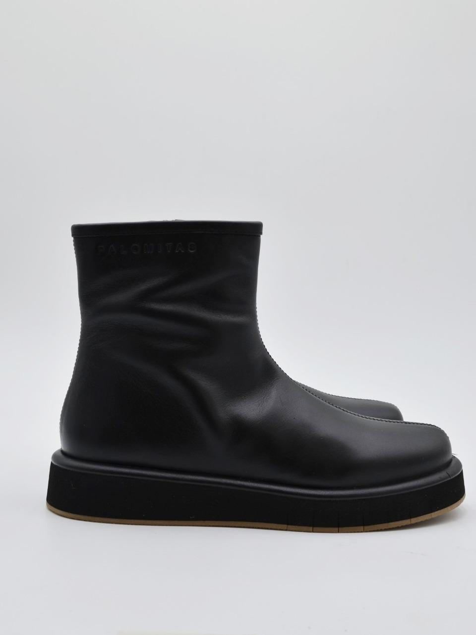 stivalecon zip interna 1102 NERO PALOMITAS by paloma barcelo